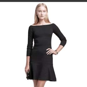 Banana Republic Black Fit,Flare Dress  new